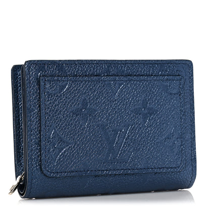Louis Vuitton Metallic Empreinte Clea Wallet Navy Nacre 3 of 8