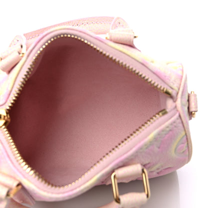 Louis Vuitton Empreinte Monogram Summer Stardust Nano Speedy Pink 5 of 9