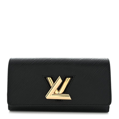 Louis Vuitton Epi Twist Wallet Black 1 of 7