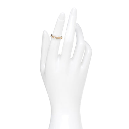 Chanel 18K Yellow Gold Diamond Mini Coco Crush Ring 48 4.5 2 of 5