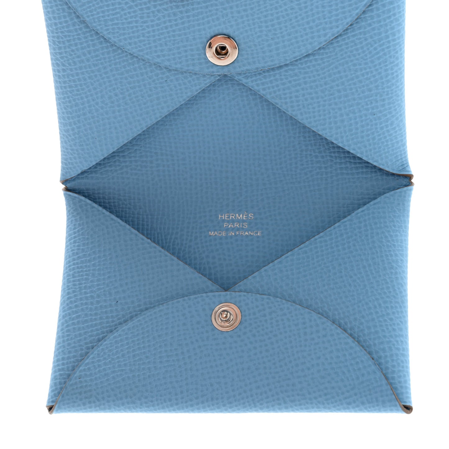 Epsom Calvi Card Case Celeste