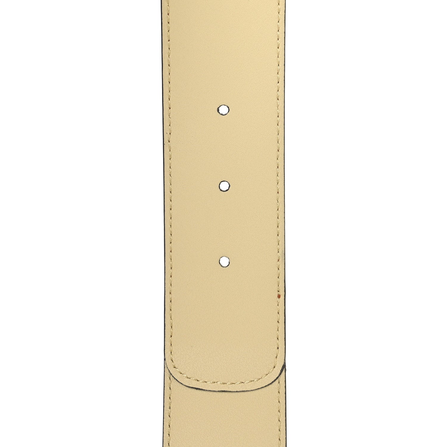 Gucci Ostrich Snakeskin Double G 40mm Belt 75 30 Gold Cloud Butter Ivory Paradise Cloud 6 of 7