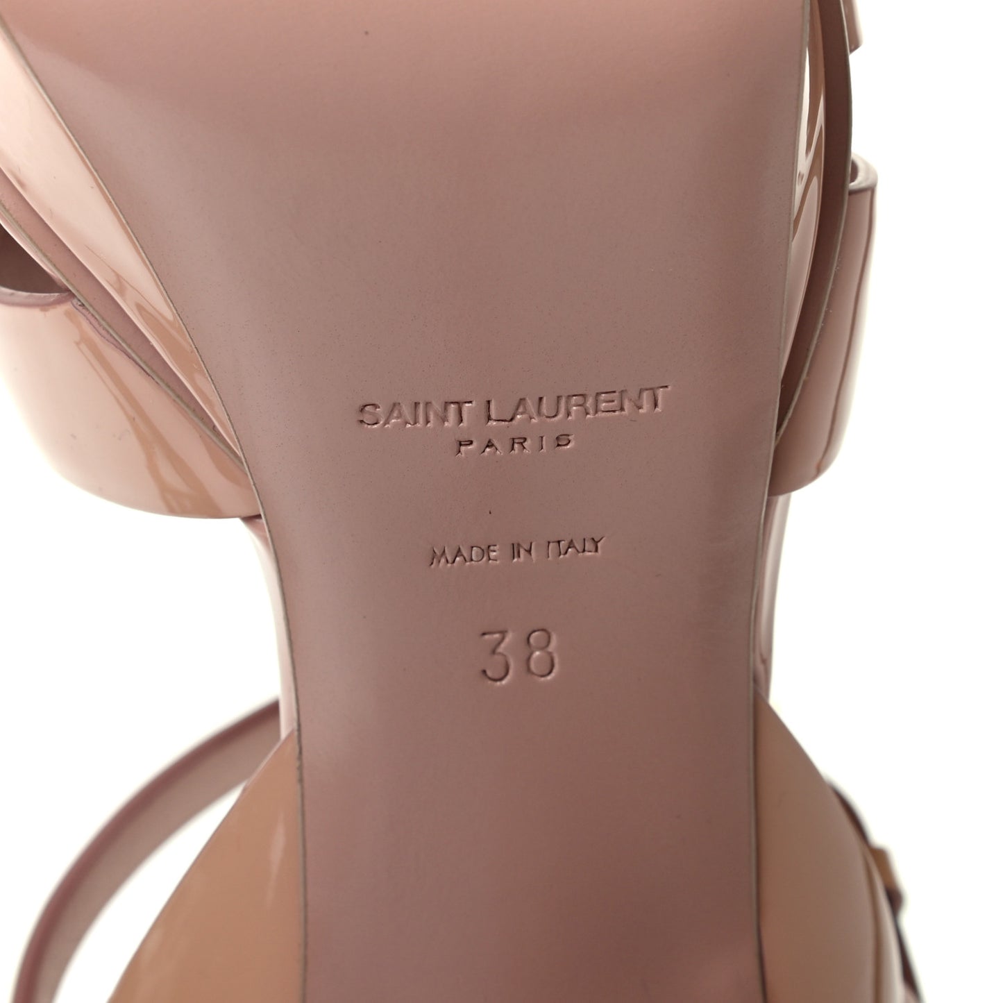 Patent Tribute 75 Platform Sandals 38 Pale Pink