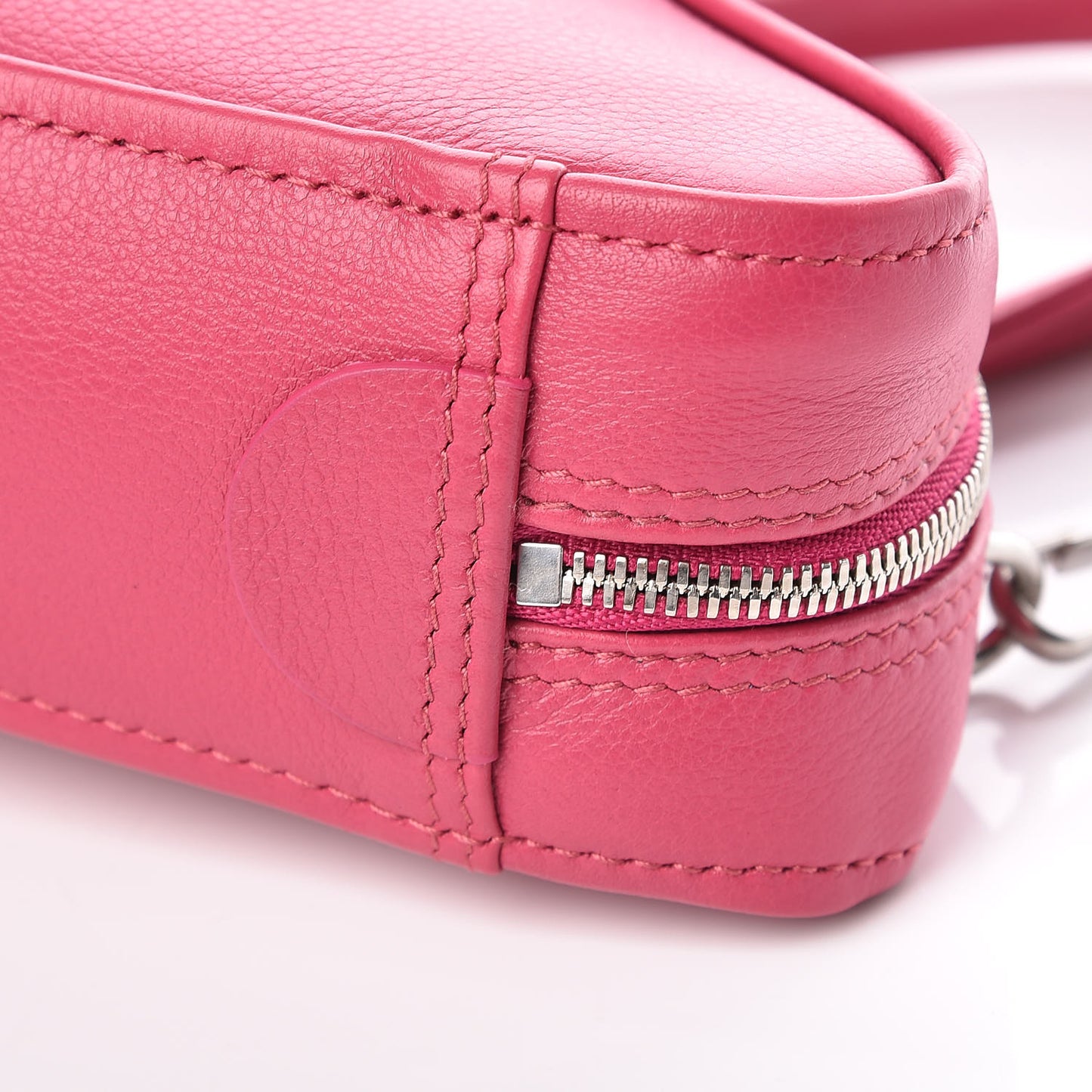 Calfskin XS Triangle Duffle Pink