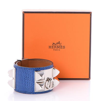 Hermes Lizard Collier De Chien CDC Bracelet T3 Mykonos 7 of 7