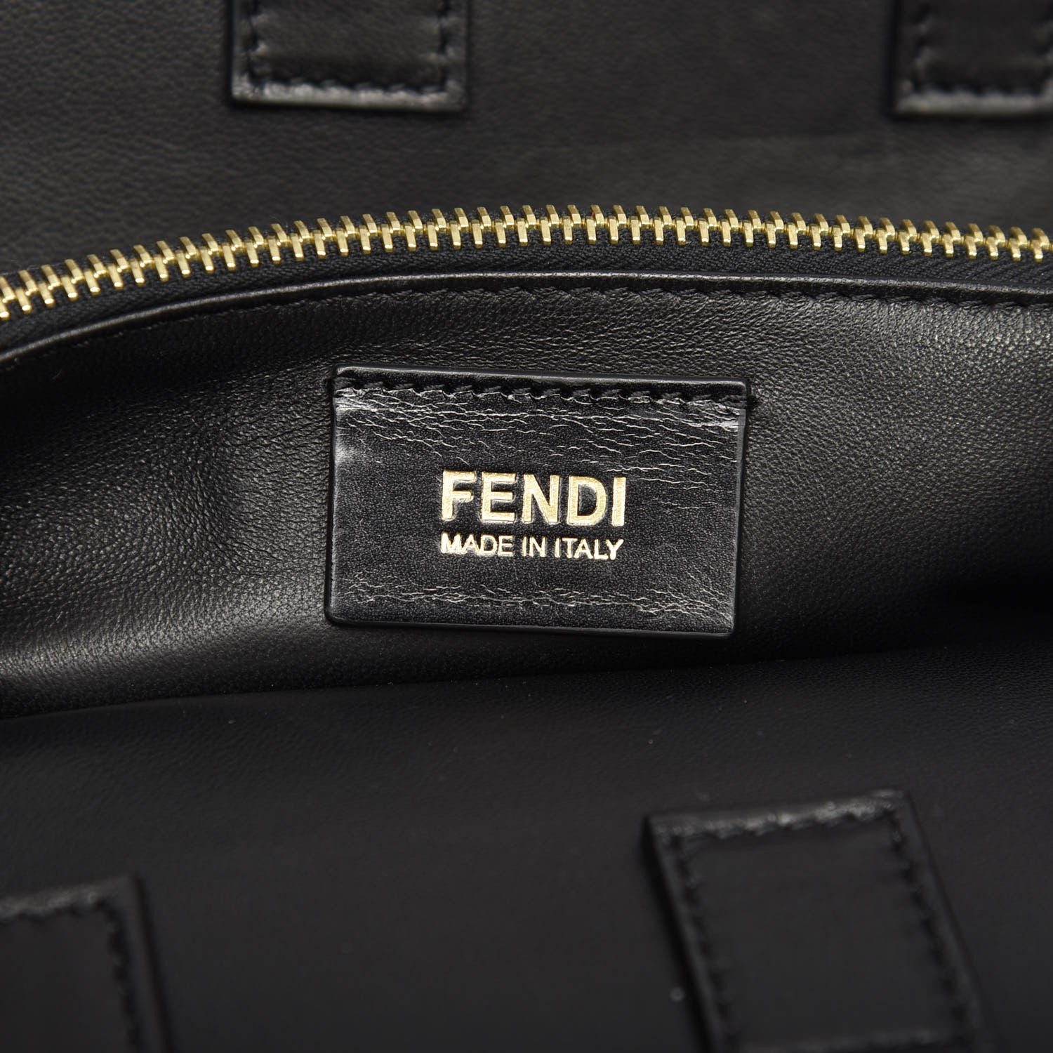 Fendi Shearling Nappa Regular 2Jours Shopper Tote Fuxia Black 6 of 10