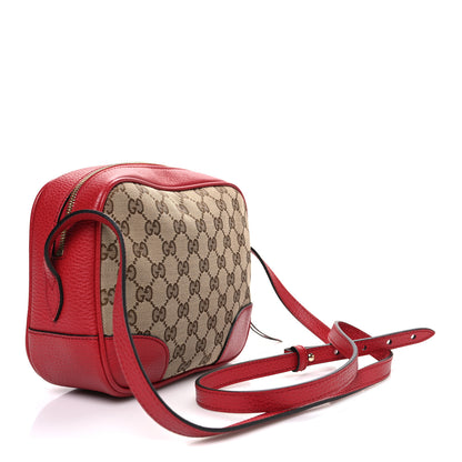 Gucci Monogram Mini Bree Messenger Bag Red 3 of 10