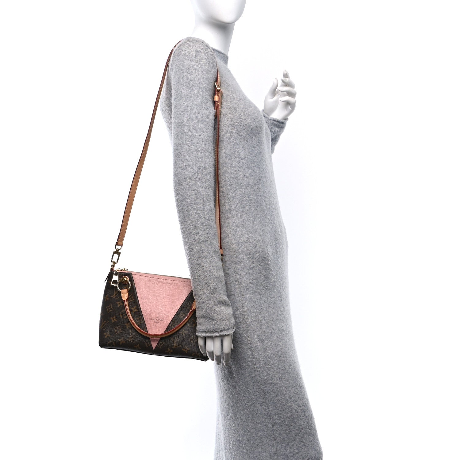 Louis Vuitton Monogram V Tote BB Rose Poudre 2 of 10