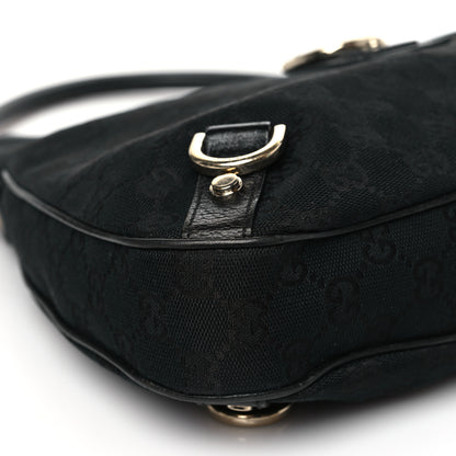 Gucci Monogram Medium Abbey D Ring Hobo Black 9 of 12