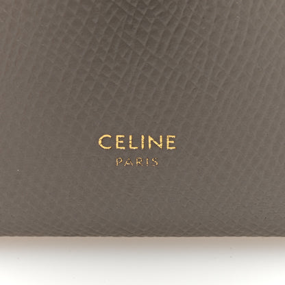 Celine Grained Calfskin Large Multifunction Strap Wallet Pebble 6 of 6
