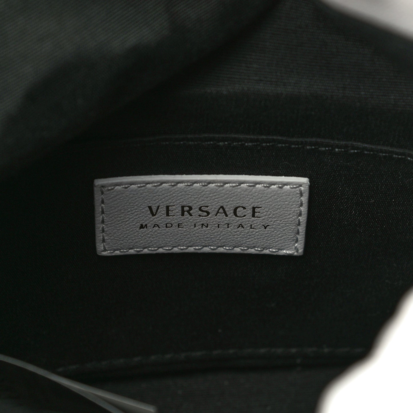 Nappa Quilted Medusa Bucket Bag White