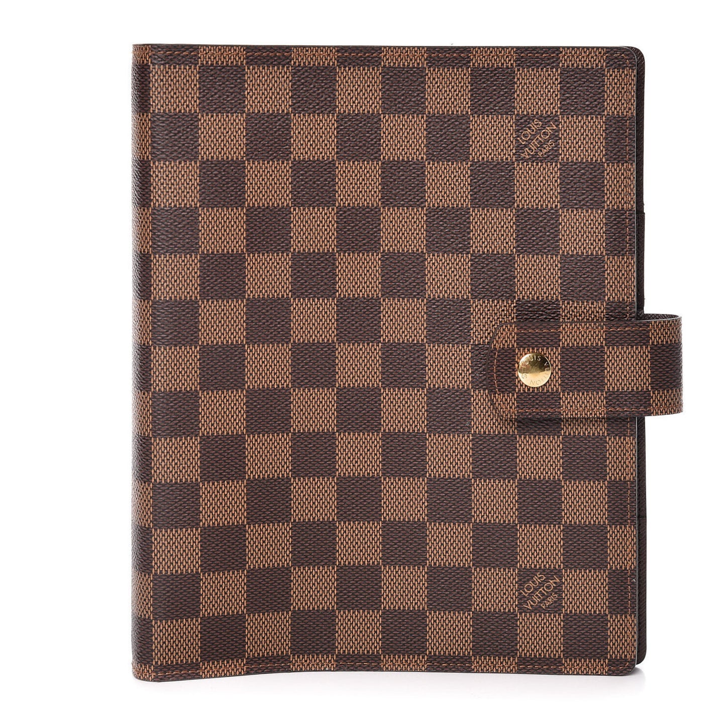 Damier Ebene Large Ring Agenda Cover