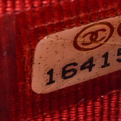 Chanel Lambskin Quilted Wallet On Chain WOC Red 7 of 9