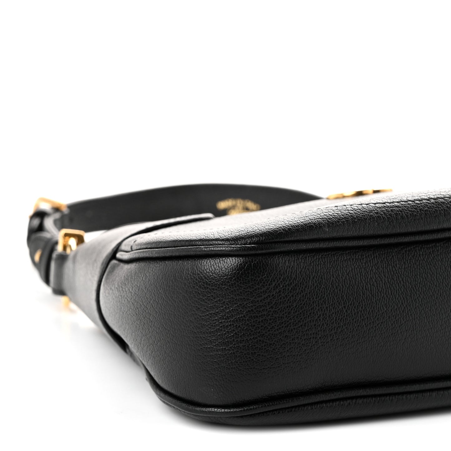 Goatskin Small Aphrodite Shoulder Bag Black