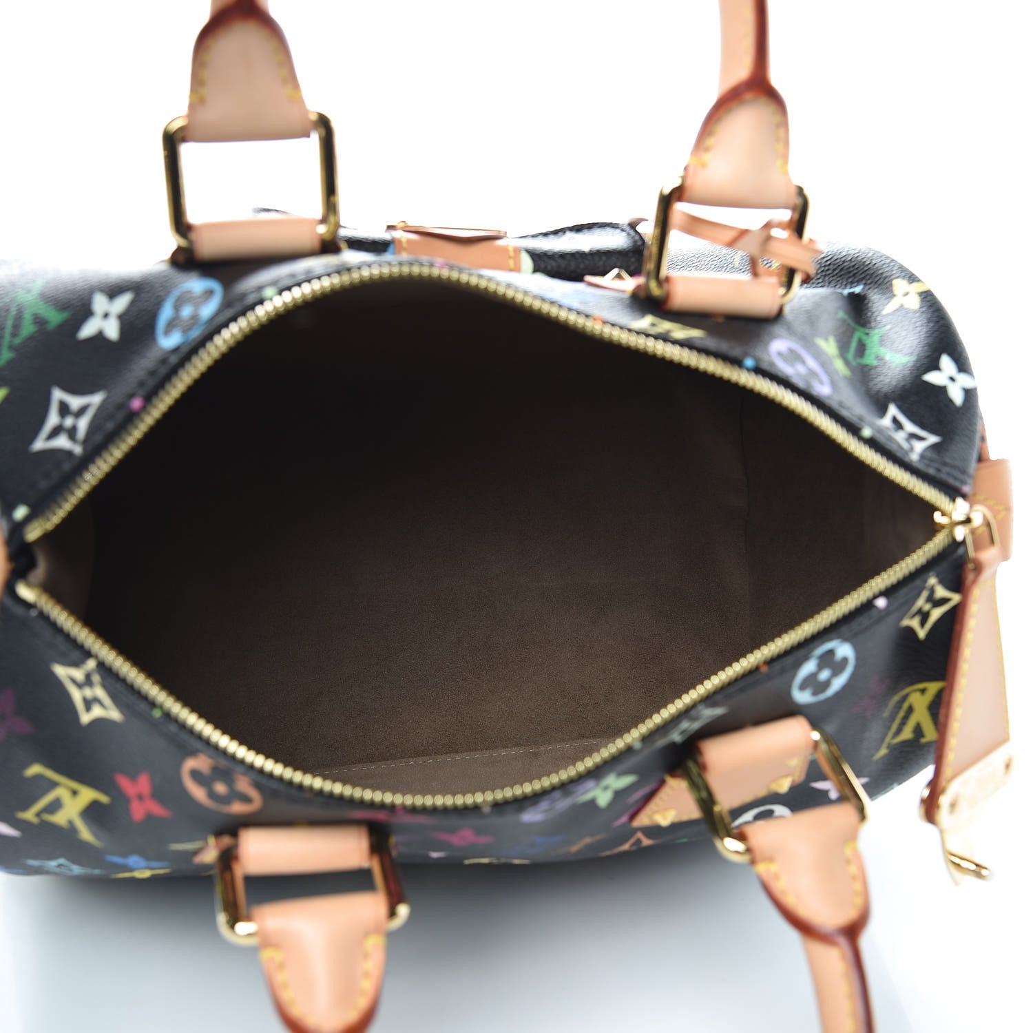 Louis Vuitton Monogram Multicolor Speedy 30 Black 5 of 8