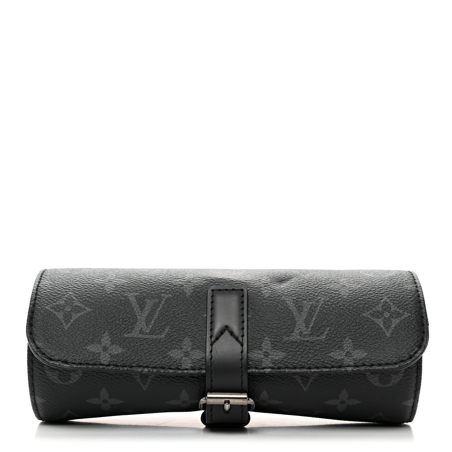 Louis Vuitton Monogram Eclipse 3 Watch Travel Case 1 of 9