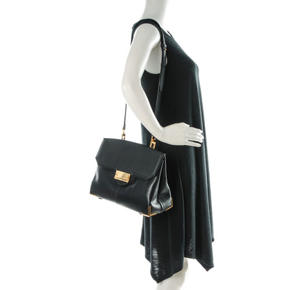 Alexander Wang Calfskin Large Marion Black Pale Gold Hardware 2 of 7