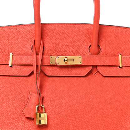 Hermes Togo Birkin 35 Capucine 8 of 15