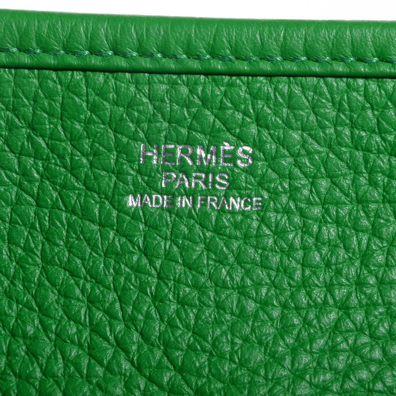 Hermes Taurillon Clemence Evelyne III GM Bambou 6 of 7