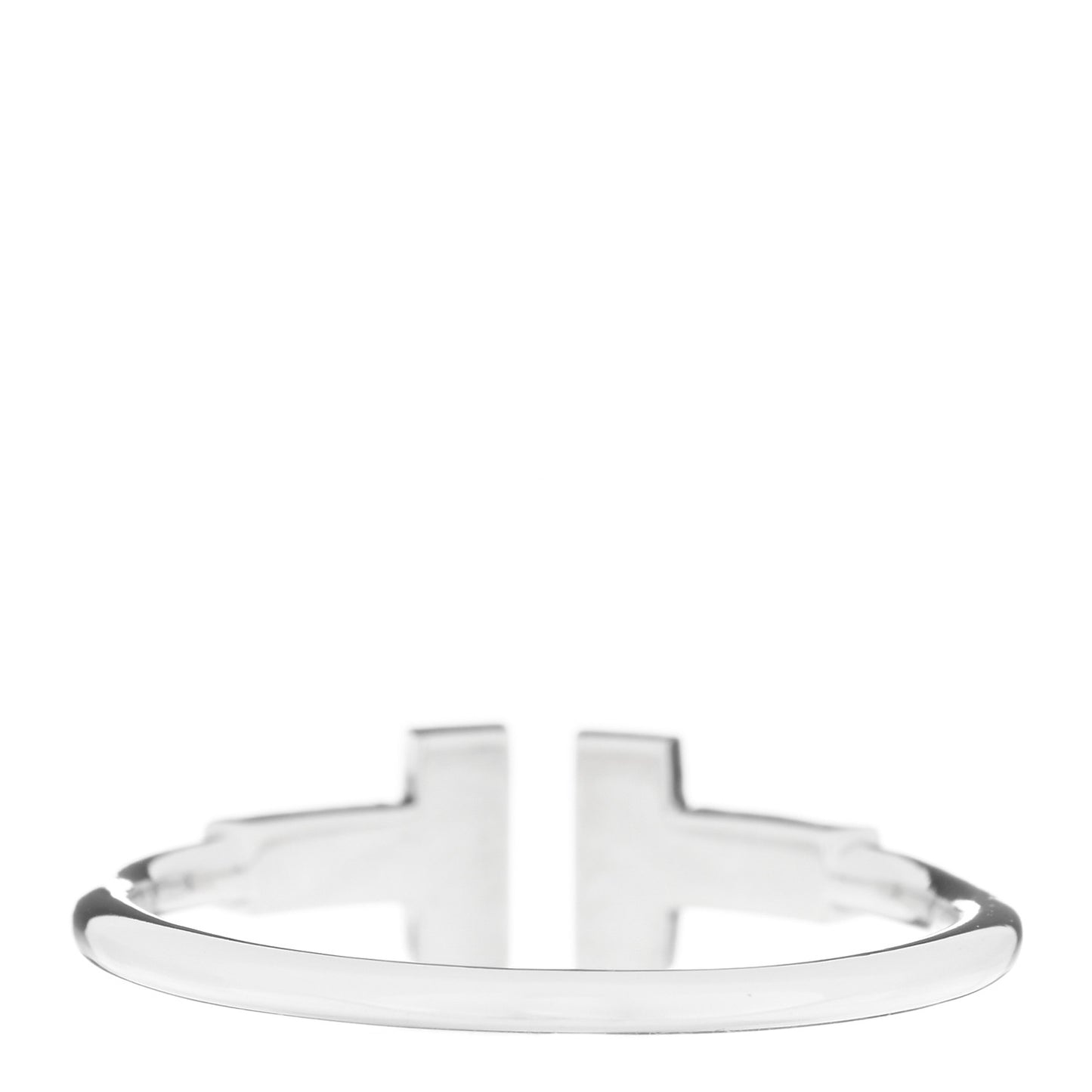 18K White Gold Diamond T Wire Ring 57 8