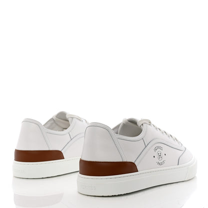 Hermes Calfskin Mens Get Sneakers 43.5 White 4 of 7