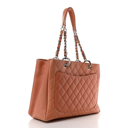 Chanel Caviar Quilted Grand Shopping Tote GST Brown 3 of 11