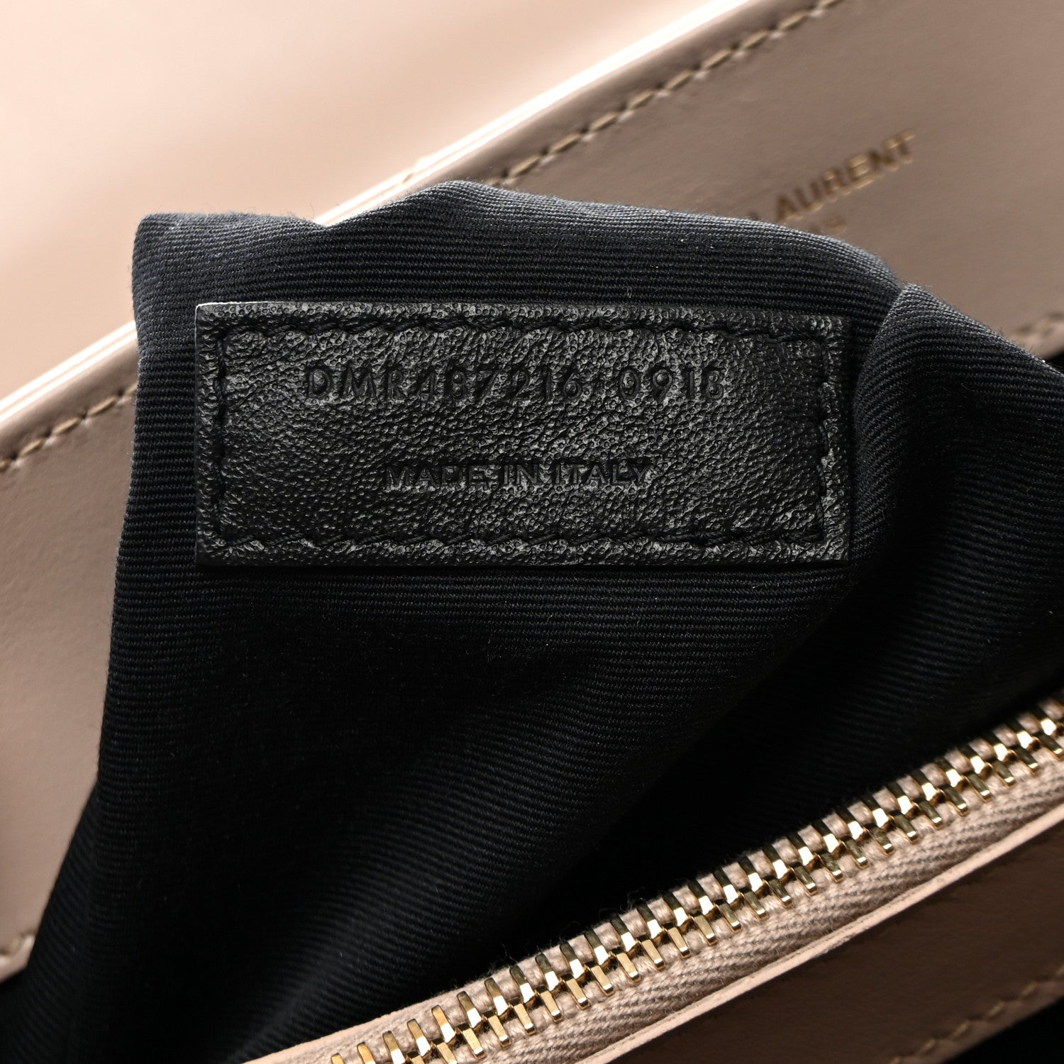 Saint Laurent Calfskin Y Quilted Monogram Medium Loulou Chain Satchel Light Natural 8 of 11