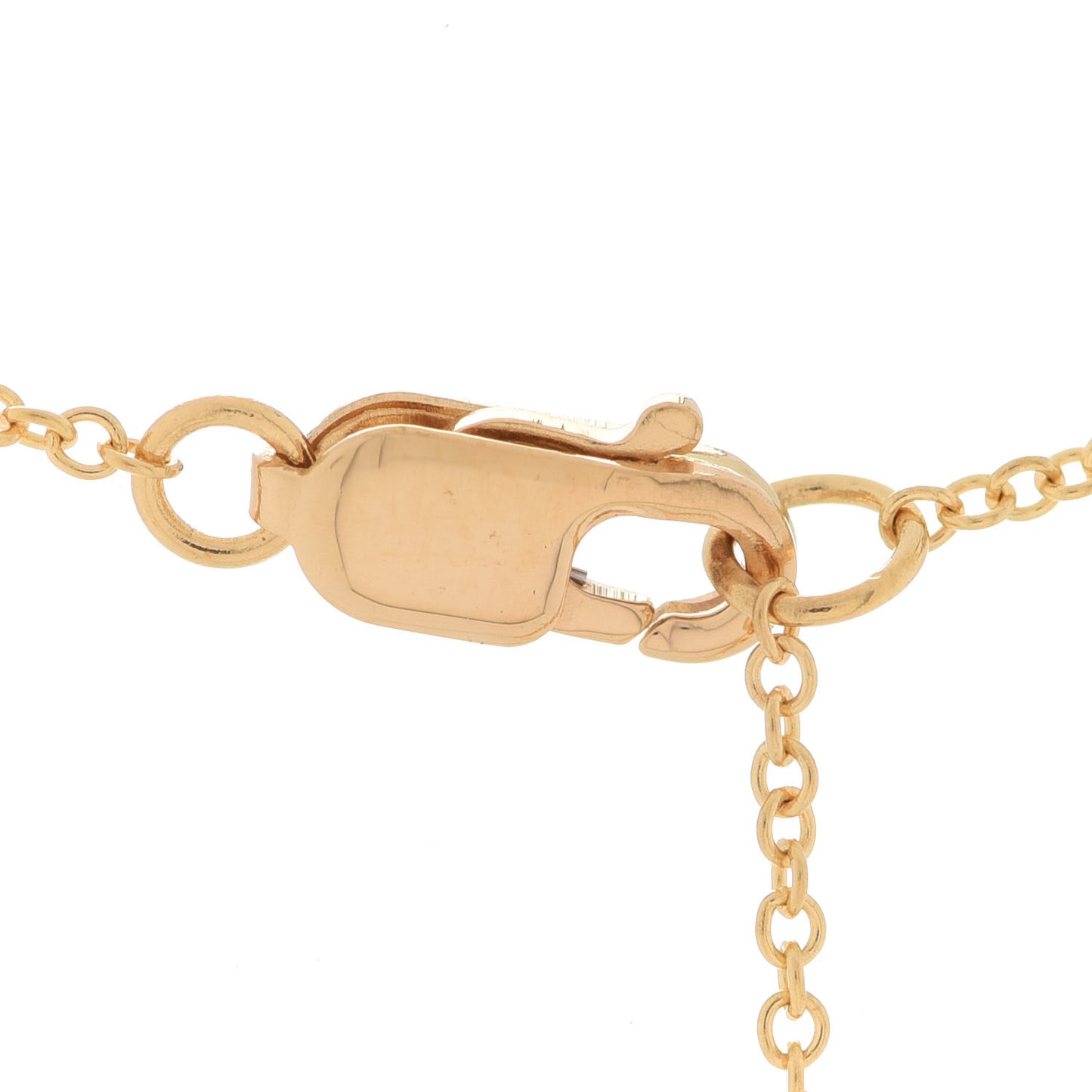 18K Yellow Gold Interlocking Atlas Open Pendant Necklace