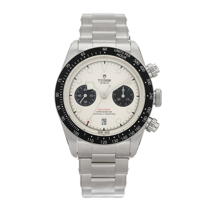 TUDOR Stainless Steel 41mm Black Bay Chronograph Panda Automatic Watch White 79360N 1 of 4
