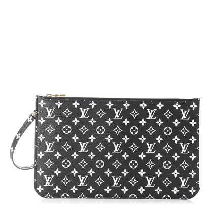 Louis Vuitton Monogram Giant Jungle Neverfull MM GM Pochette Black 1 of 9