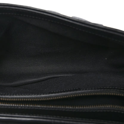 Gucci Canvas Matelasse Diagonal Polka Dot Small GG Marmont Shoulder Bag Black White 5 of 11