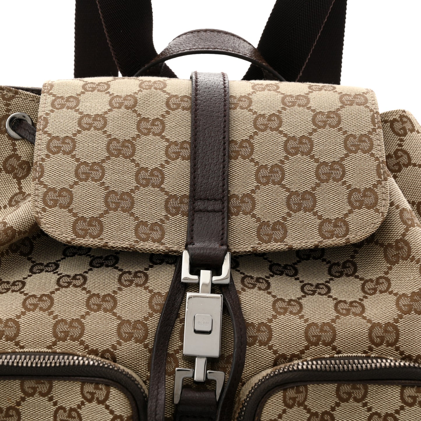 Monogram Backpack Dark Brown