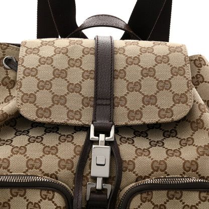 Gucci Monogram Backpack Dark Brown 8 of 12