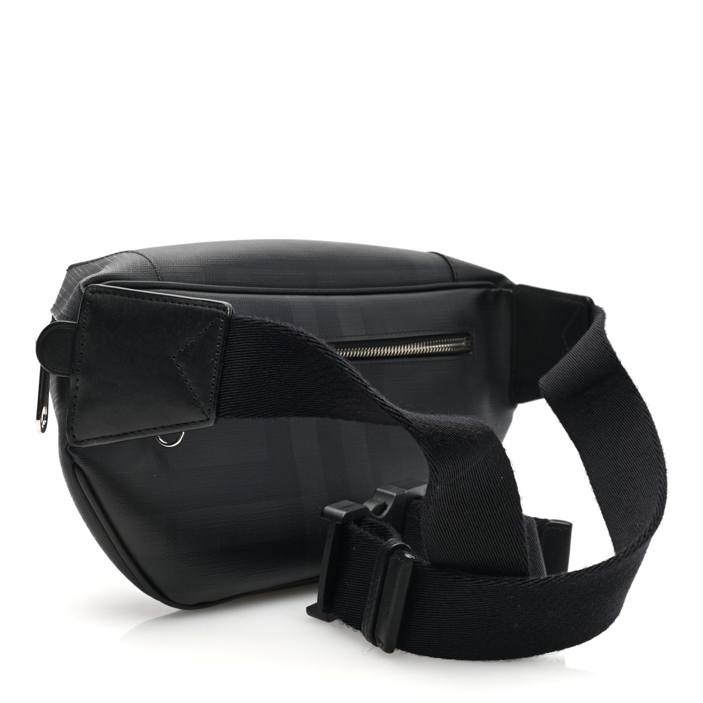 Charcoal London Check Calfskin Sonny Bum Bag Charcoal