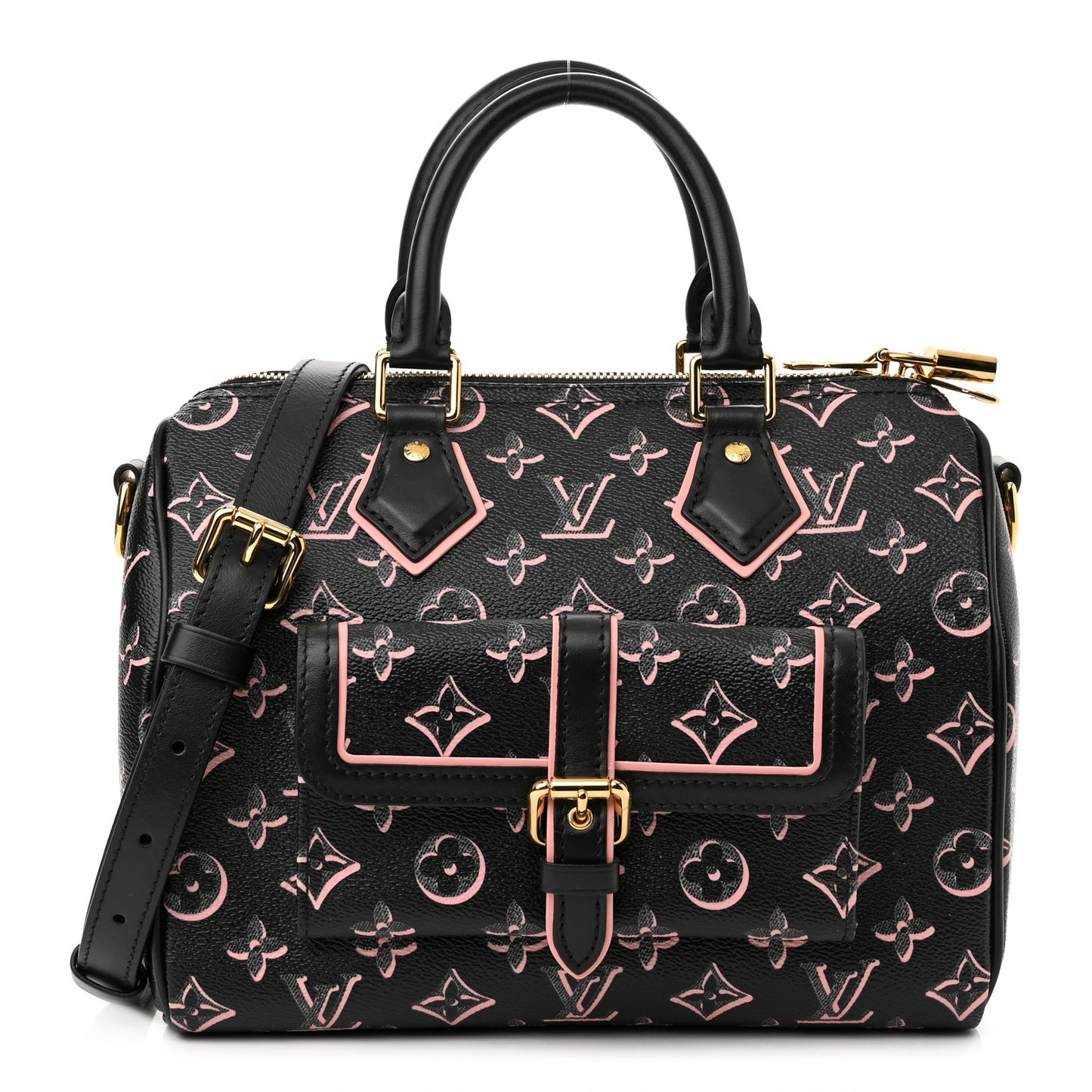Monogram Fall for You Speedy Bandouliere 25 Black