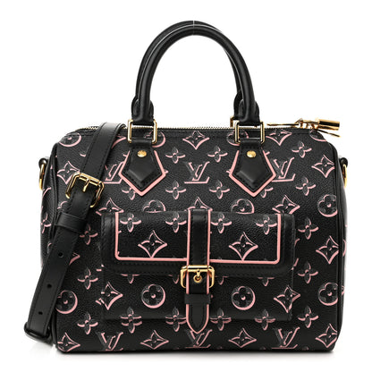 Louis Vuitton Monogram Fall for You Speedy Bandouliere 25 Black 1 of 10