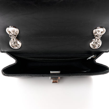 Chanel Aged Calfskin Chevron Quilted 2.55 Reissue Mini Flap Black 6 of 11