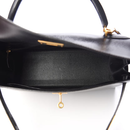 Hermes Box Kelly Sellier 32 Black 4 of 11