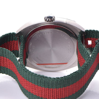 Gucci Stainless Steel Nylon 41mm GG2570 Quartz Watch Black 5 of 6
