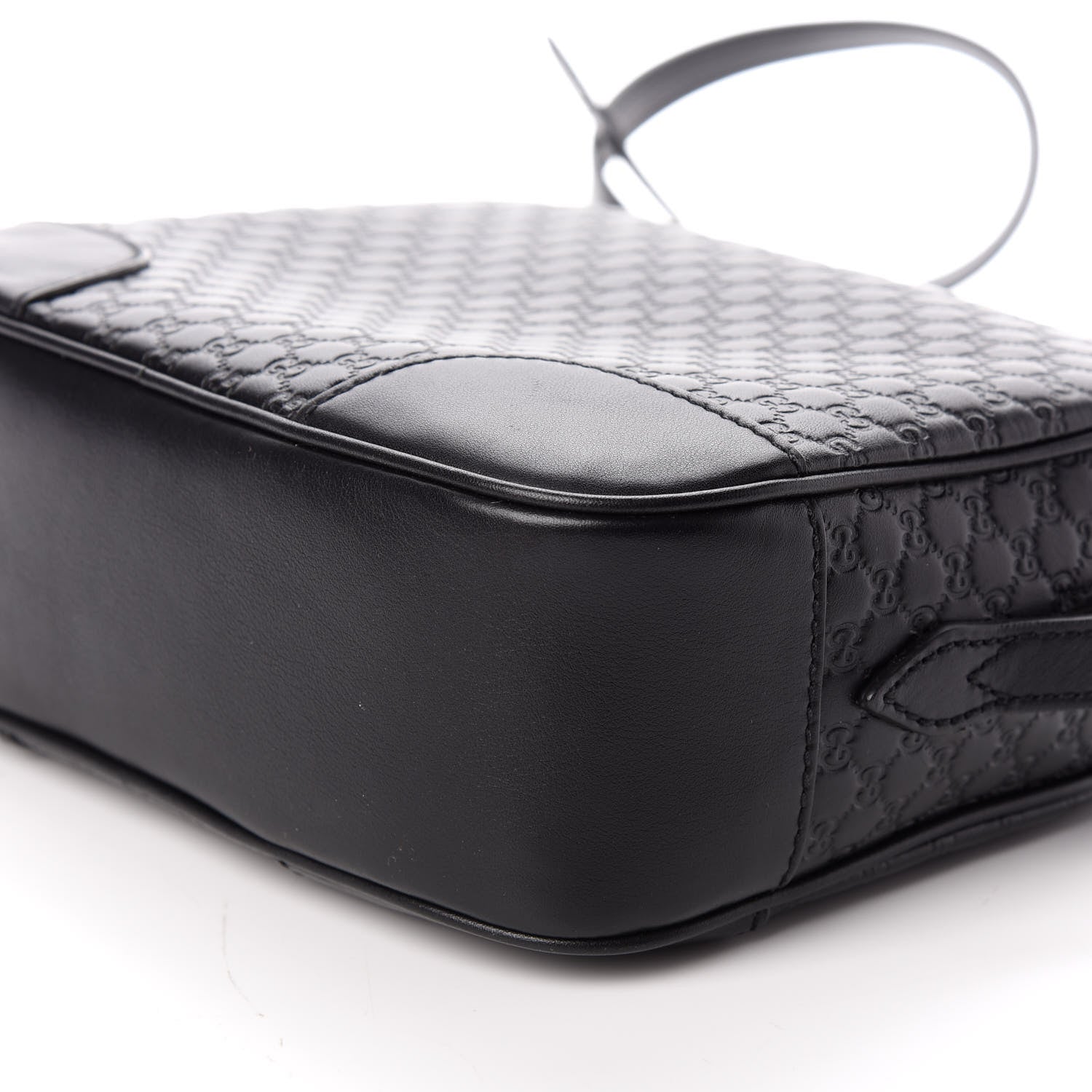 Gucci Microguccissima Mini Bree Messenger Bag Black 9 of 9