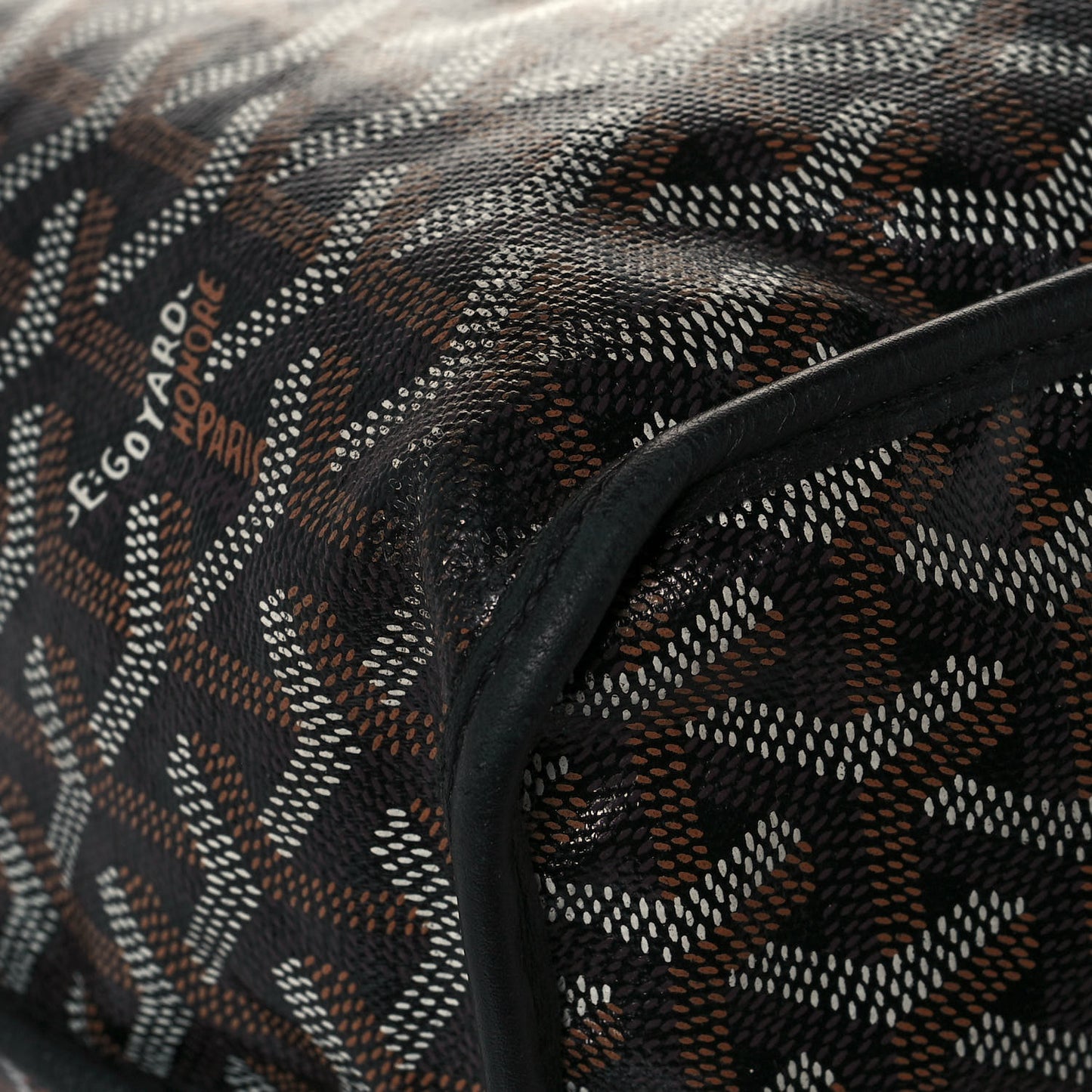 Goyardine Reversible Anjou PM Black