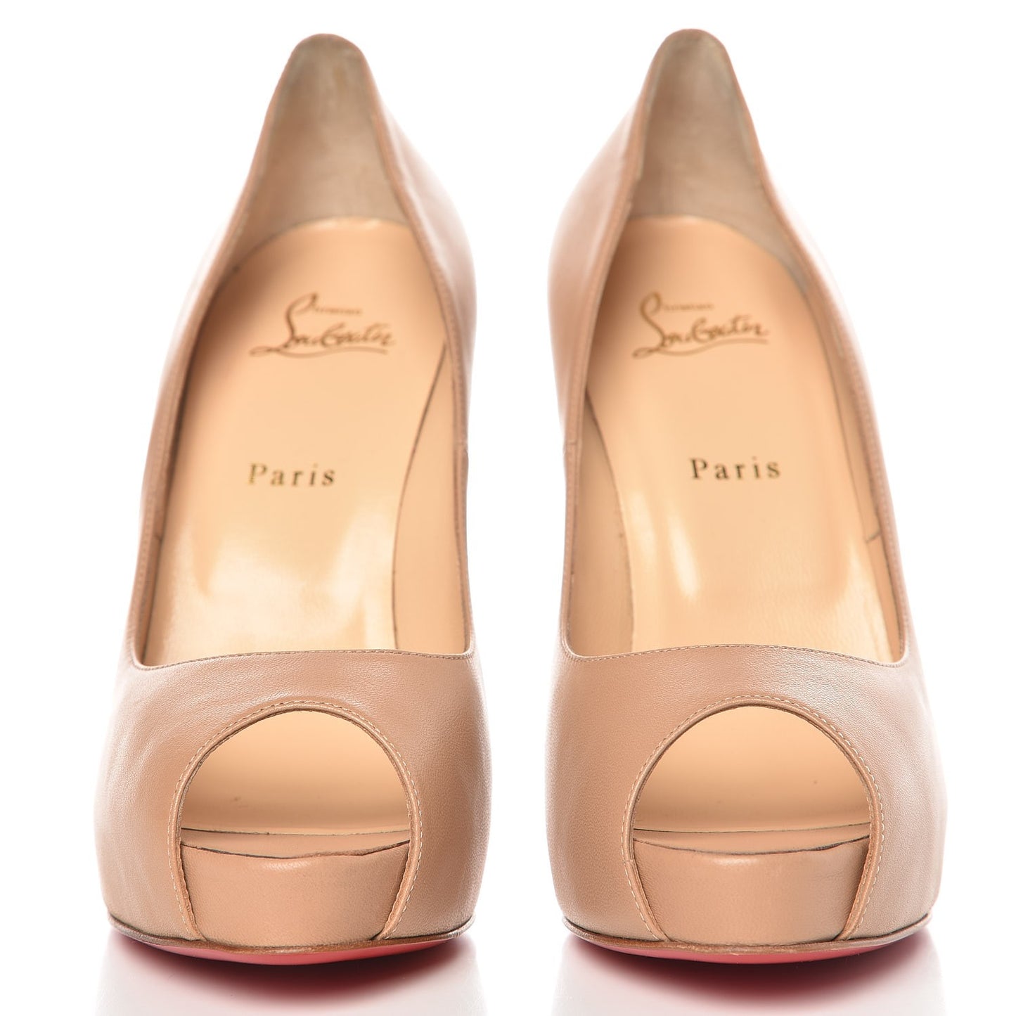 Nappa New Very Prive 120 Pumps 40.5 Nude