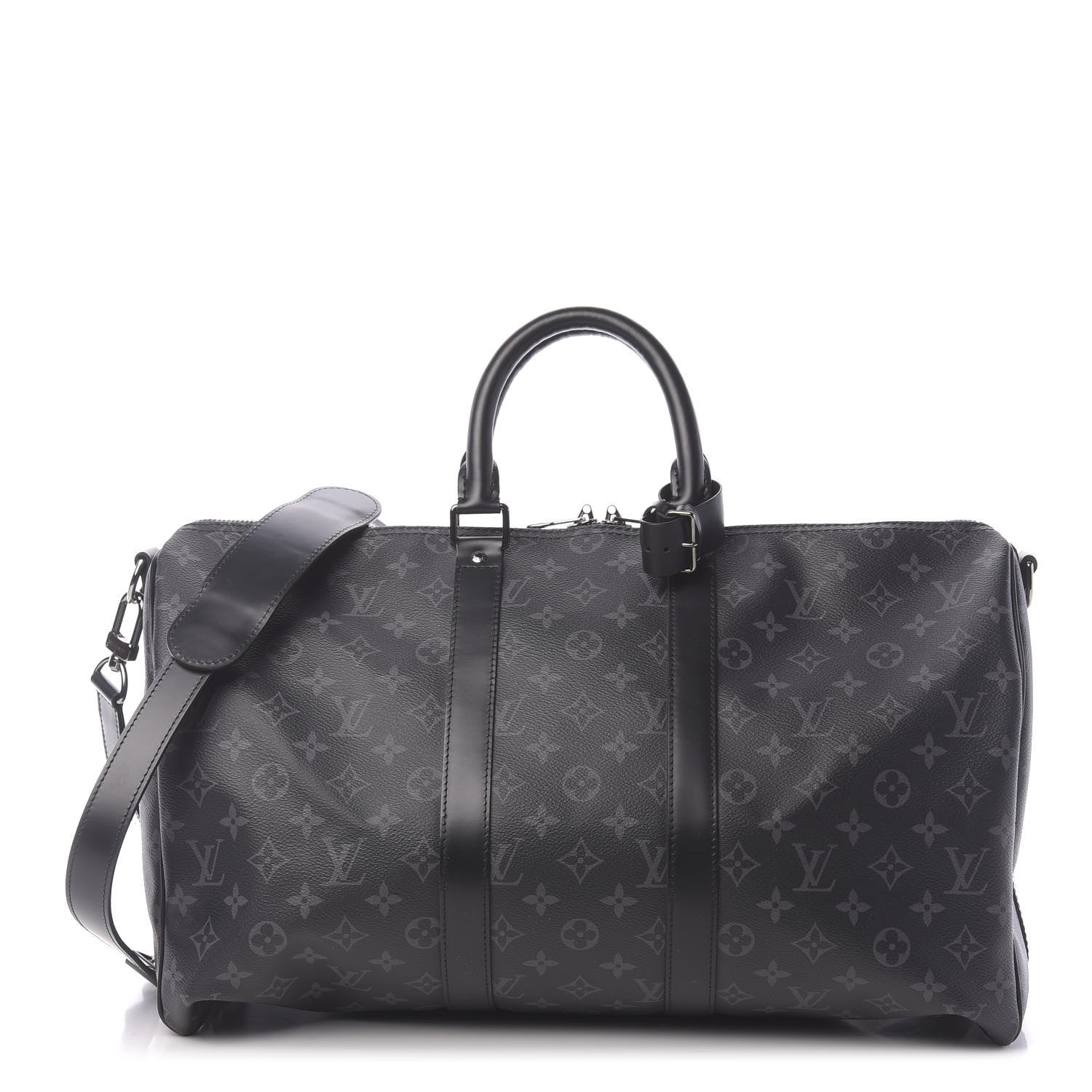 Louis Vuitton Monogram Eclipse Keepall Bandouliere 45 1 of 8