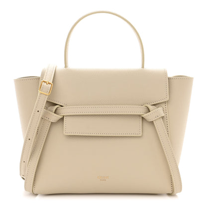 Celine Grained Calfskin Nano Belt Bag Linen 1 of 12