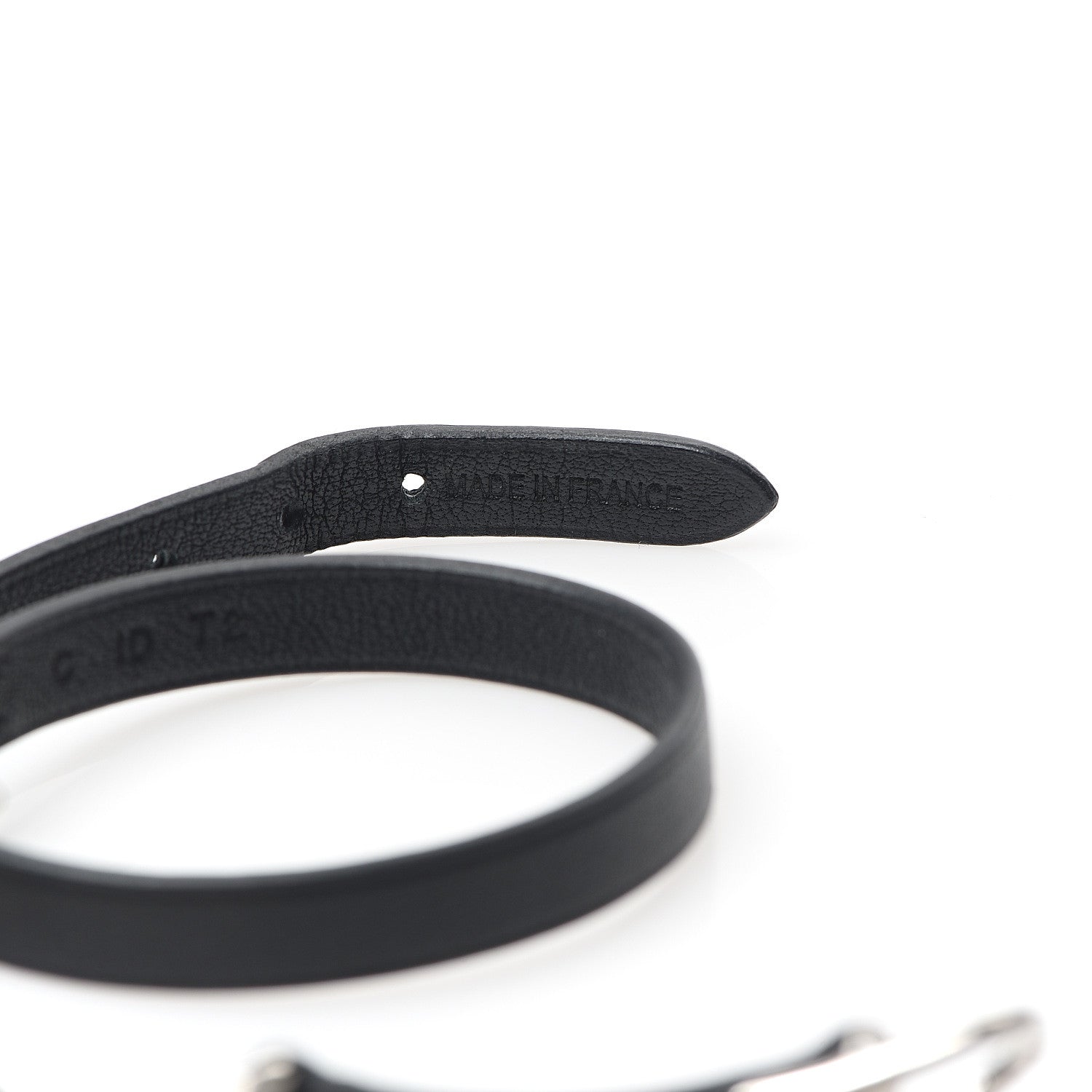 Hermes Swift Etrier Double Tour Bracelet T2 Black 4 of 5