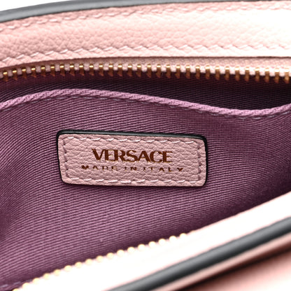 Versace Grained Calfskin La Medusa Mini Crossbody Bag Dusty Rose 6 of 9
