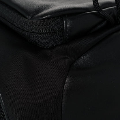 Burberry Lambskin Nylon Medium Leo Sling Bag Black 7 of 11