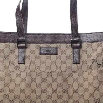 Gucci Monogram Large Tote Dark Brown 8 of 10