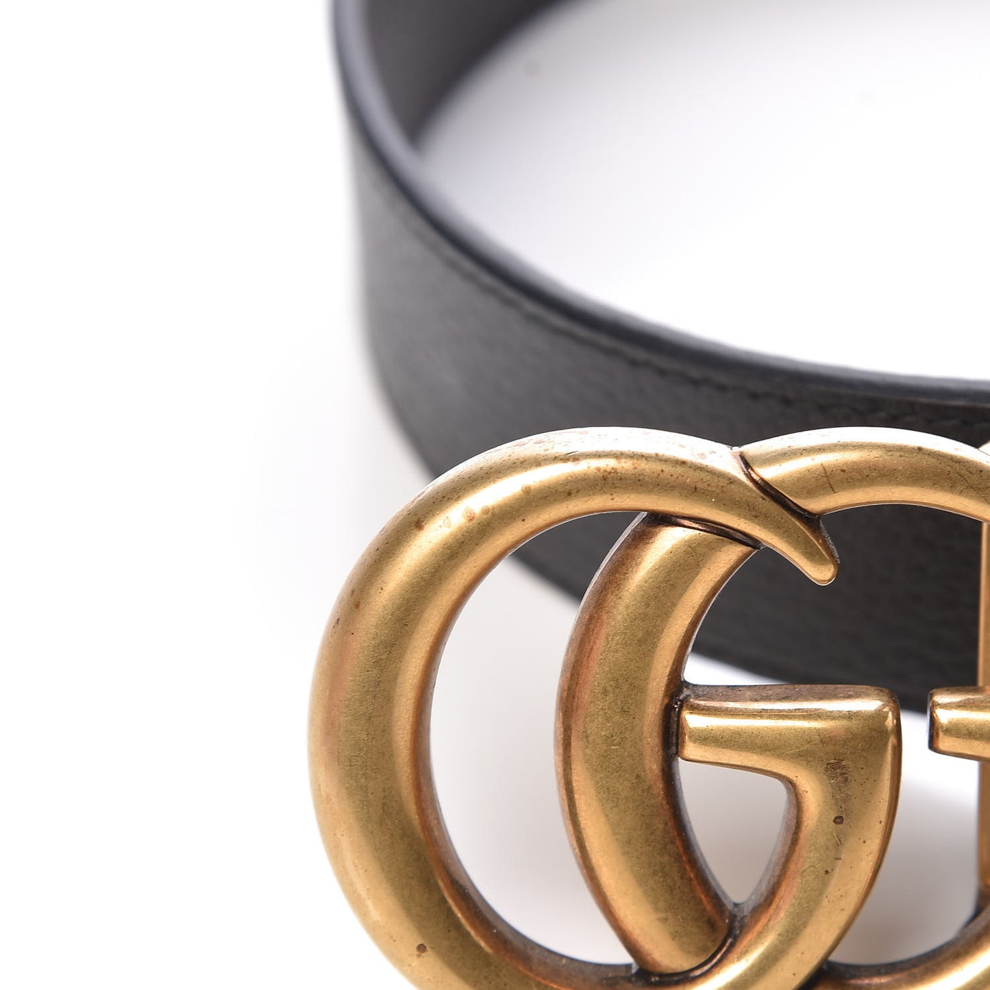 Calfskin Double G Reversible 37mm Belt 90 36 Black Cocoa