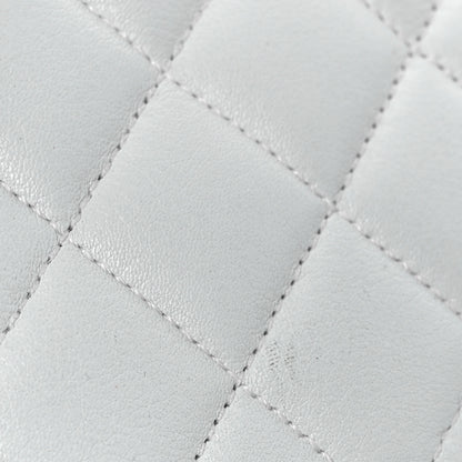 Chanel Lambskin Quilted Flap Waist Belt Bag 75 30 White 25 of 29